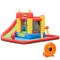 Inflatable Water Slide Bouncer With Climb Wall Splash Pool 3-10 Years Multi-Color